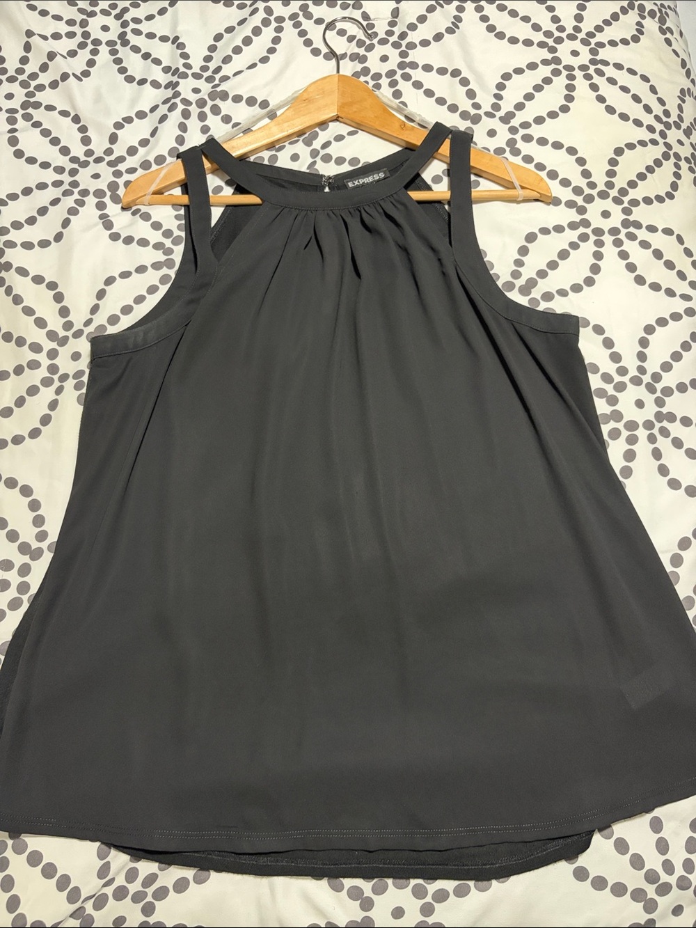 Express Black Halter-Style Sleeveless Camisole